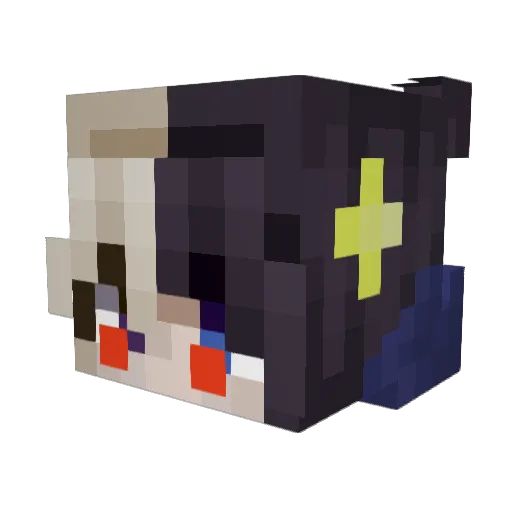 Swoje Minecraft avatar head, 3D render