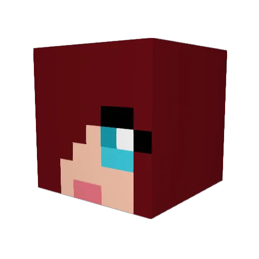 Swoki12 Minecraft avatar head, 3D render