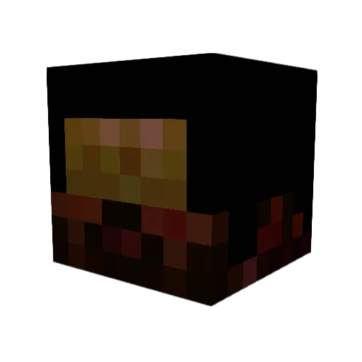 SwolyIIA Minecraft avatar head, 3D render