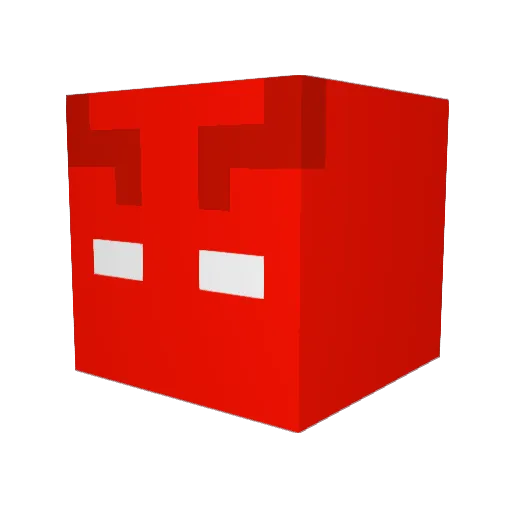 Swonih Minecraft avatar head, 3D render