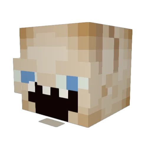 SwonkyLad2 Minecraft avatar head, 3D render