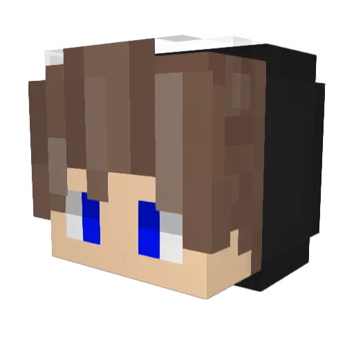 SwooDyHD Minecraft avatar head, 3D render