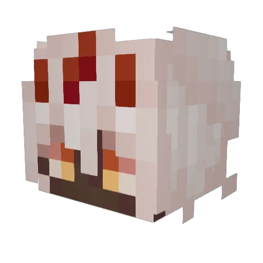 Swoond Minecraft avatar head, 3D render
