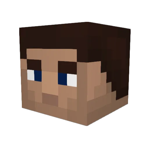 Swoop89 Minecraft avatar head, 3D render