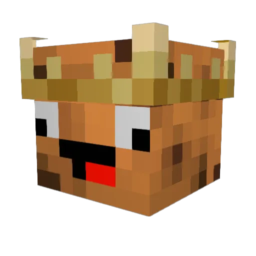 Swooptick Minecraft avatar head, 3D render