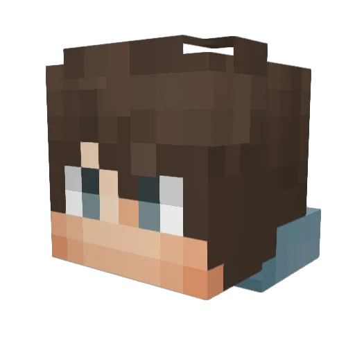 Swope_ Minecraft avatar head, 3D render
