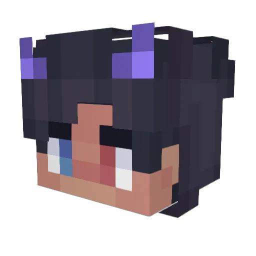SworDofD00M Minecraft avatar head, 3D render