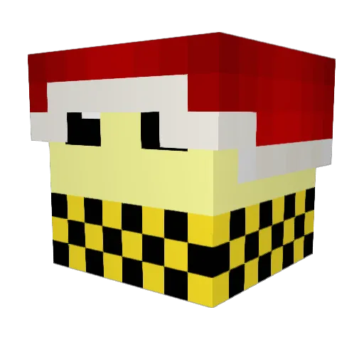 Sword4000 Minecraft avatar head, 3D render