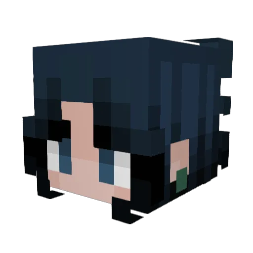 SwordSayf78 Minecraft avatar head, 3D render