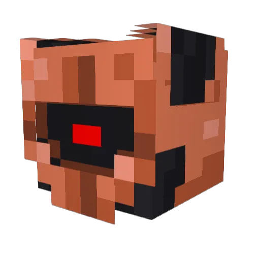 SwordWing11 Minecraft avatar head, 3D render