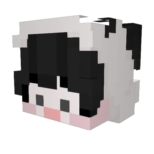 Sword_Dance_ Minecraft avatar head, 3D render
