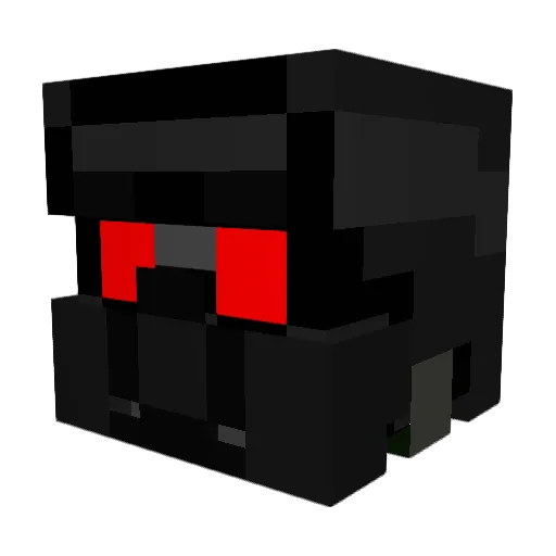 Swordcat777 Minecraft avatar head, 3D render