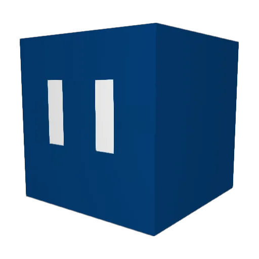 Sworders Minecraft avatar head, 3D render