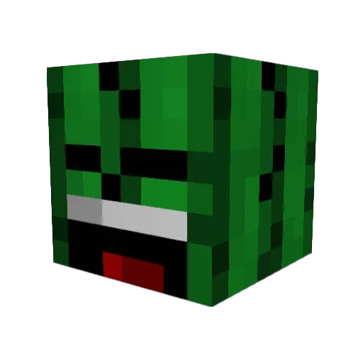 SwordfishOle Minecraft avatar head, 3D render