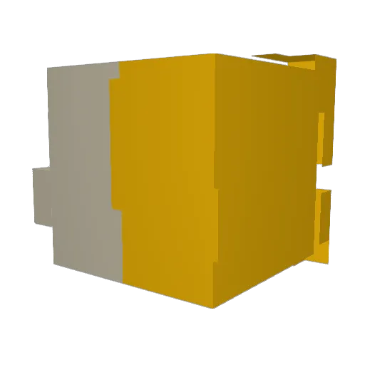 SwordixMC Minecraft avatar head, 3D render