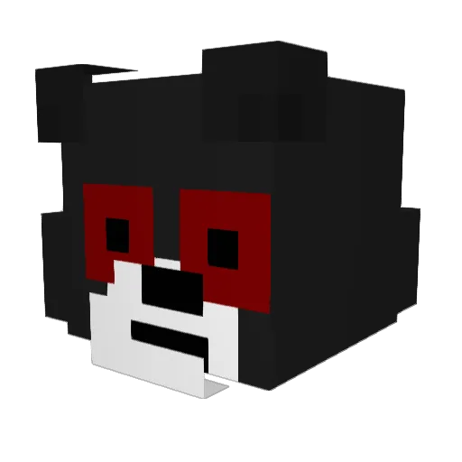 Swoshi__ Minecraft avatar head, 3D render