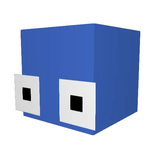 Swrface Minecraft avatar head, 3D render