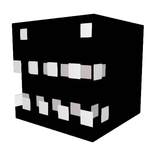 Swxe Minecraft avatar head, 3D render