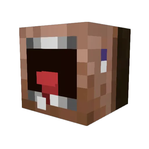 Swxyoni Minecraft avatar head, 3D render