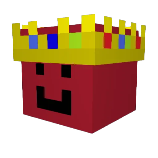 Swyree Minecraft avatar head, 3D render