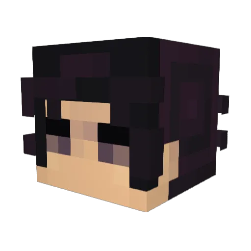 SxarRP Minecraft avatar head, 3D render