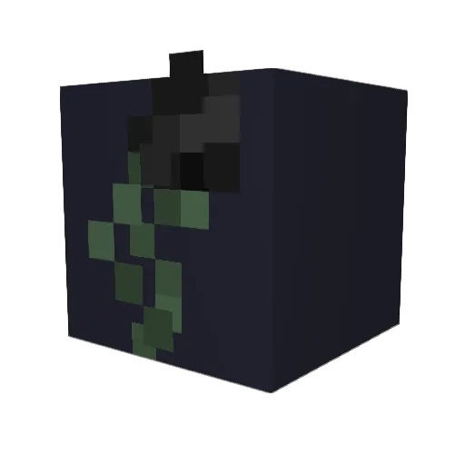 Sxb1s Minecraft avatar head, 3D render