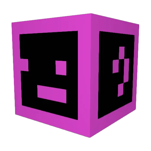 Sxdf Minecraft avatar head, 3D render