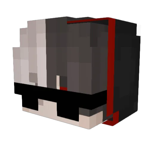 Sxmmxns Minecraft avatar head, 3D render