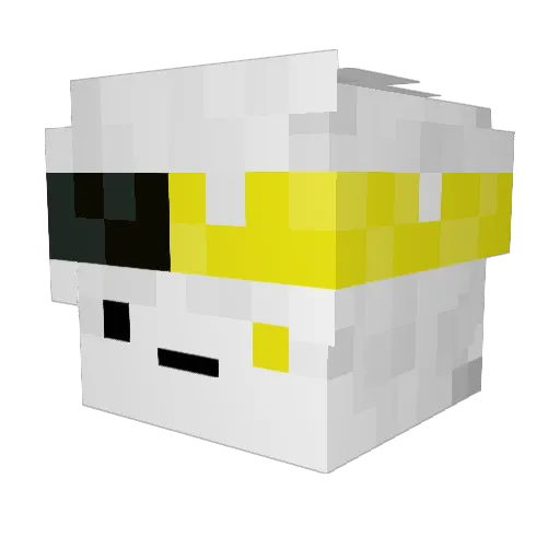 Sxmu1507 Minecraft avatar head, 3D render