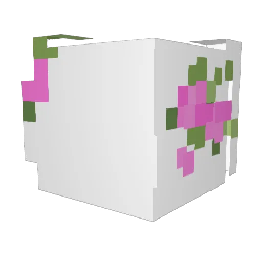 Sxmuuu_ Minecraft avatar head, 3D render
