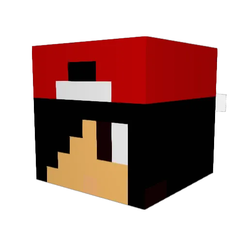 Sxnclaire Minecraft avatar head, 3D render