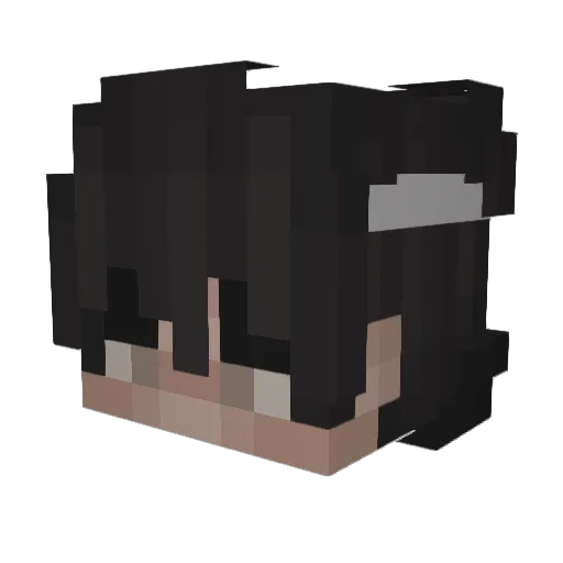 Sxnkuu Minecraft avatar head, 3D render