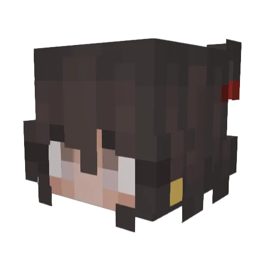 SxpphireX Minecraft avatar head, 3D render