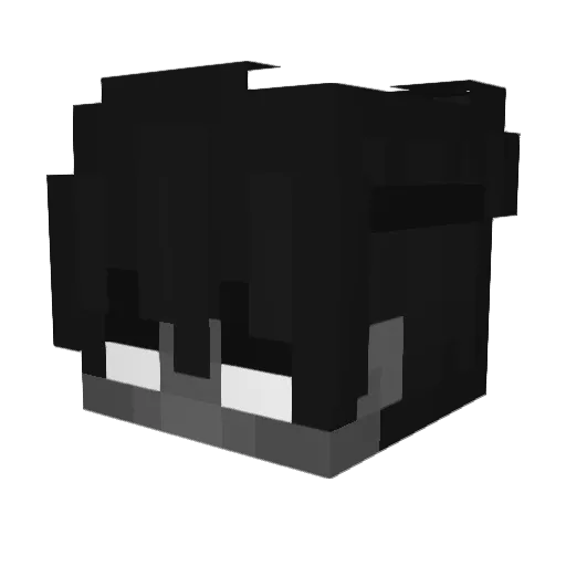 Sxpt1c Minecraft avatar head, 3D render