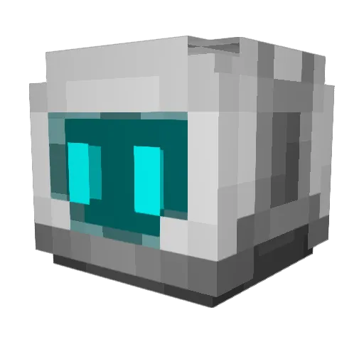 Sxrroful Minecraft avatar head, 3D render