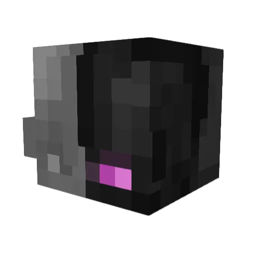 Sxvern Minecraft avatar head, 3D render