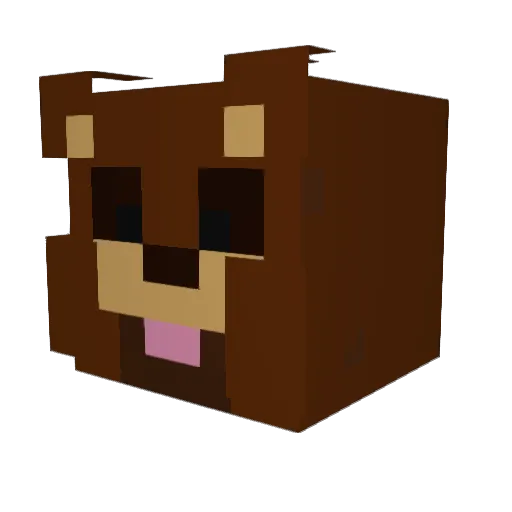 Sxybst123 Minecraft avatar head, 3D render