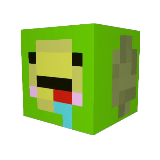 SyCraft_YT Minecraft avatar head, 3D render
