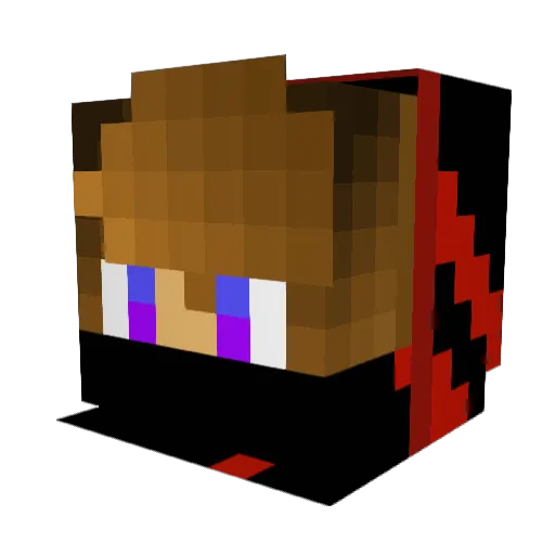 SyNcActionJaxson Minecraft avatar head, 3D render