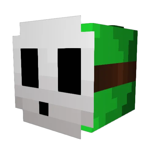 SyNicoMC Minecraft avatar head, 3D render