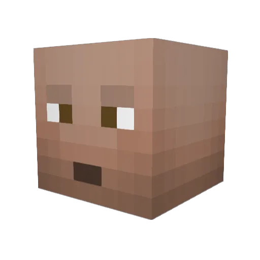 SyR28 Minecraft avatar head, 3D render