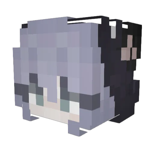 Syaa031 Minecraft avatar head, 3D render