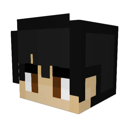 Syahid25 Minecraft avatar head, 3D render