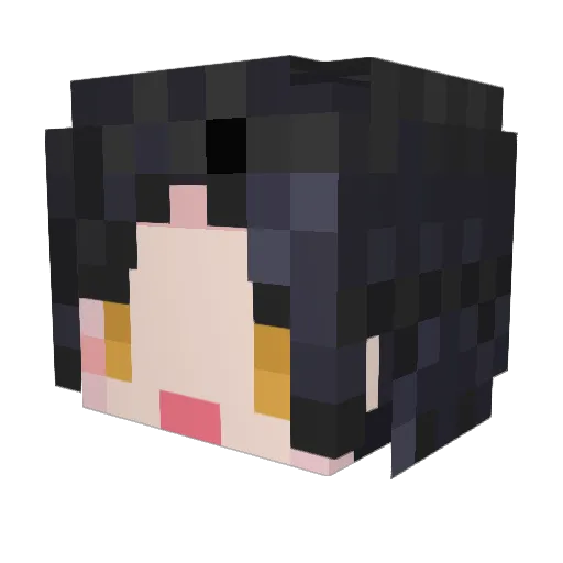 SyahrilMI Minecraft avatar head, 3D render