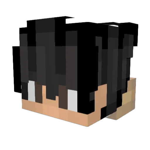 Syake0615 Minecraft avatar head, 3D render
