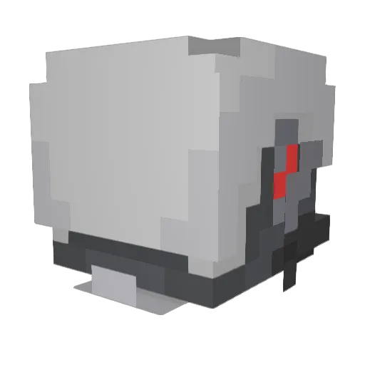 SyalC Minecraft avatar head, 3D render