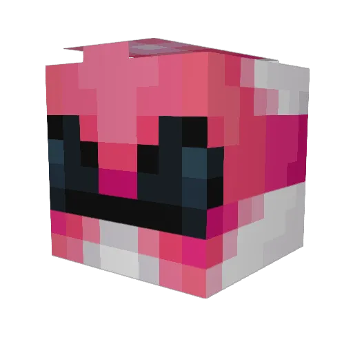 Syan04 Minecraft avatar head, 3D render