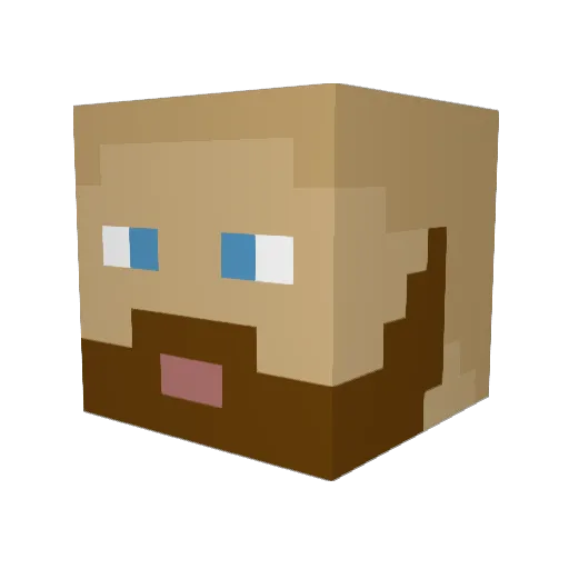 Syan_DE Minecraft avatar head, 3D render