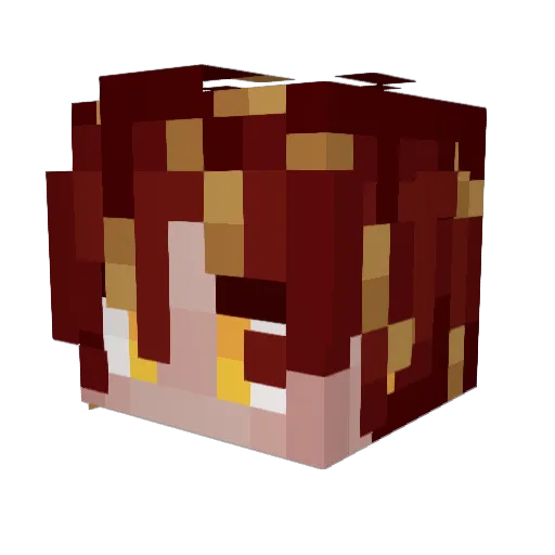 SyaoranLover5000 Minecraft avatar head, 3D render