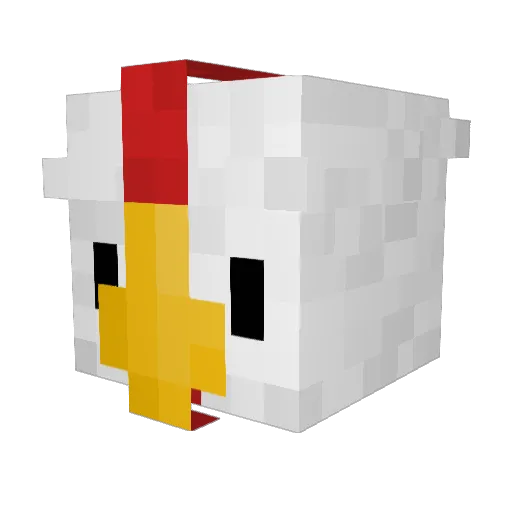 Syaroo9 Minecraft avatar head, 3D render